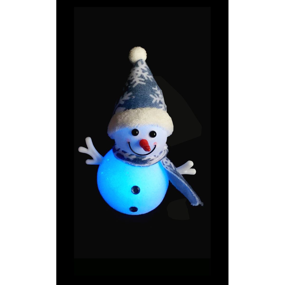 Bonhomme de neige de Noël Bonnet-Taille Unique